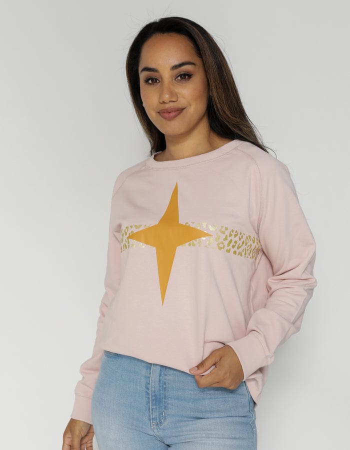 Stella + Gemma | Sweater | Blush with Star
