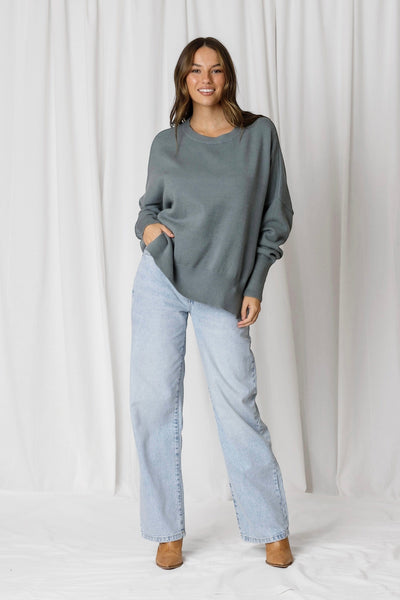Love Lily The Label | Aspen Slouchy Knit | Moss