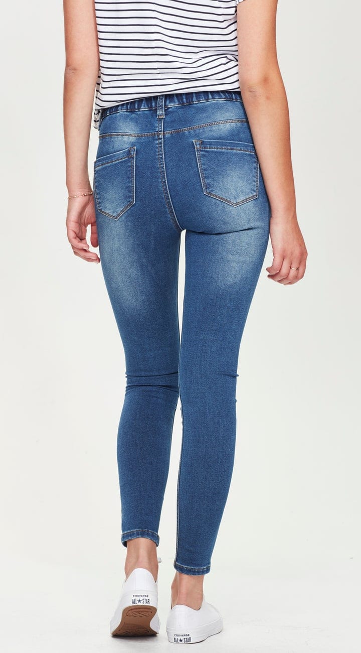 Junkfood Jeans | Veronica Elastic | Mid Soft Blue