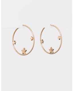 Stella + Gemma | Earrings | Gold Star Sphere