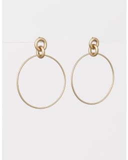 Stella + Gemma | Earrings | Gold Hoop W/Knot
