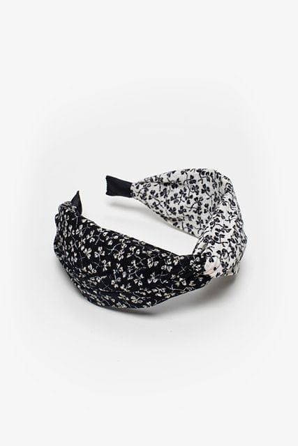 Antler | Headband | Black & White Floral