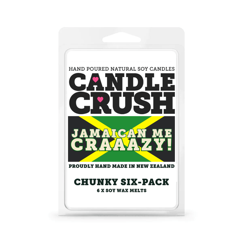 Candle Crush | Jamaican Me Craaazy- Chunky 6 Pack Soy Max Melts