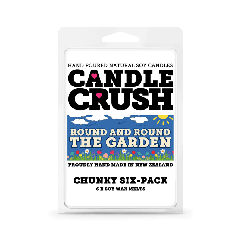 Candle Crush | Round and Round the Garden - Chunky 6 Pack Soy Max Melts