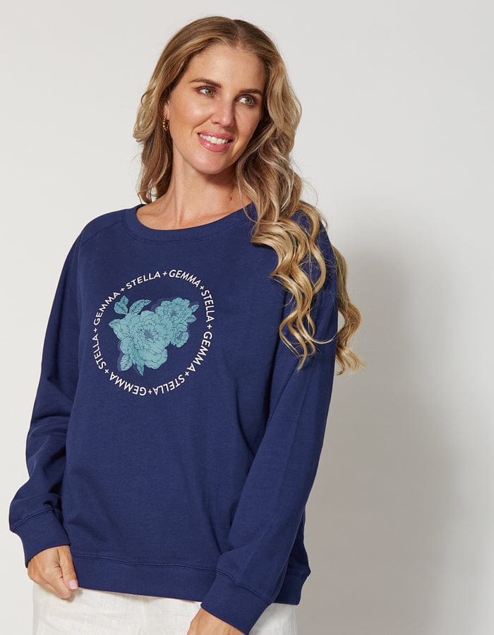 Stella + Gemma | Sweater | Navy Turkish Rosa – Fix Fashion