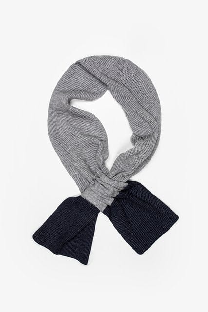 Antler | Pull Through Scarf | Grey & Navy