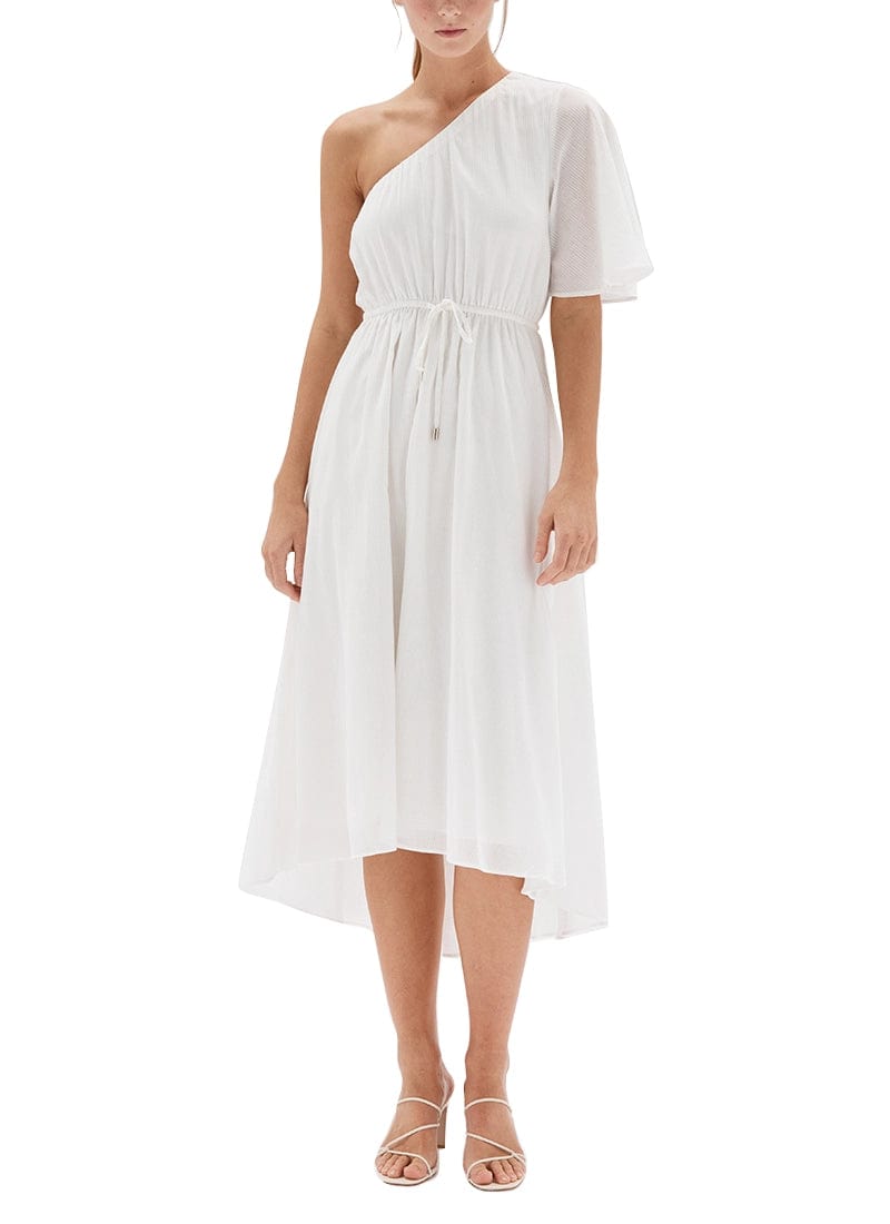 Staple The Label | Evie One Shoulder Dress | White
