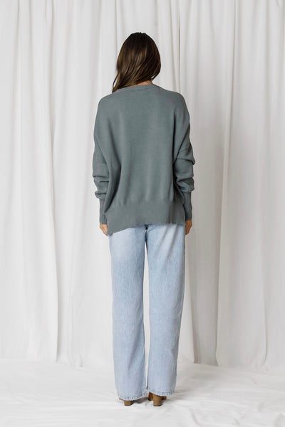 Love Lily The Label | Aspen Slouchy Knit | Moss