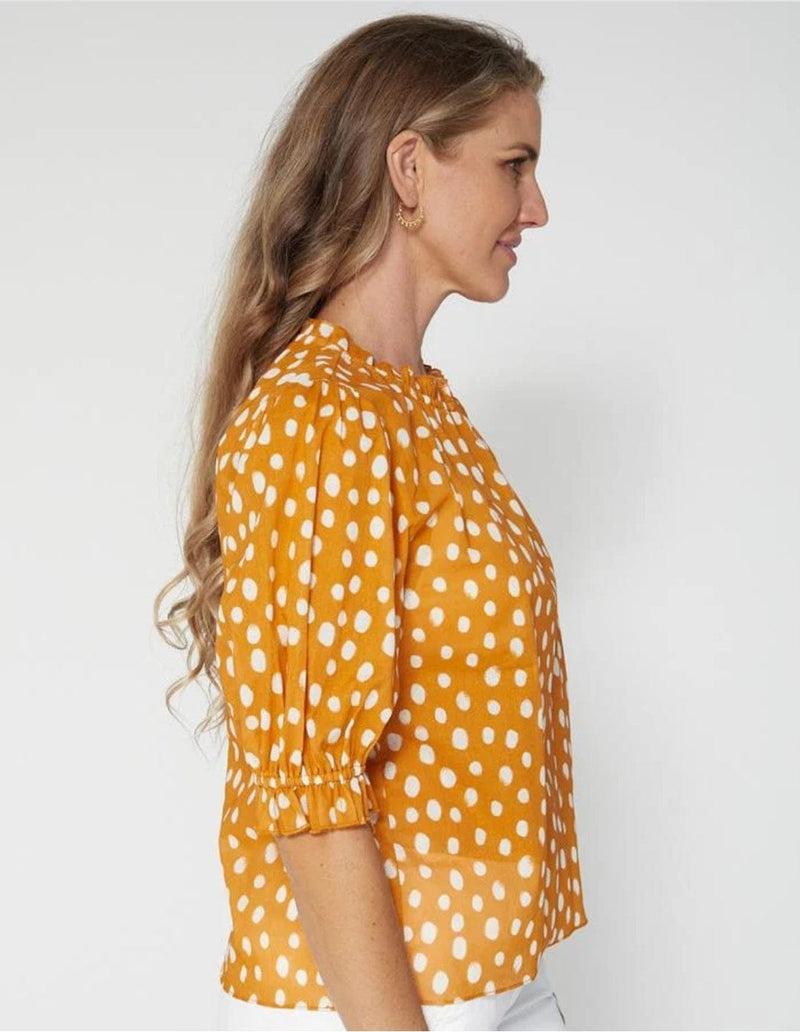 Stella + Gemma | Willow Top | Peach Spots