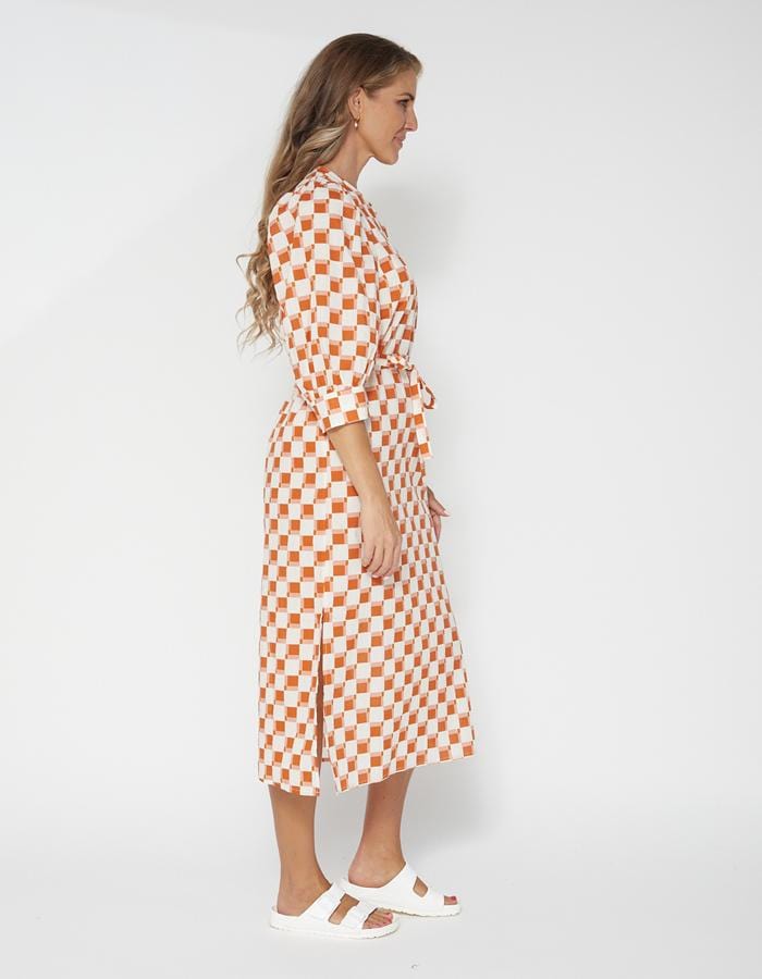 Stella + Gemma | Poppy Dress | Abstract Checks