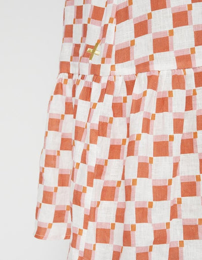 Stella + Gemma | Poppy Dress | Abstract Checks