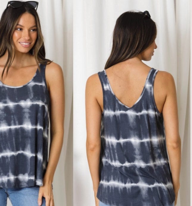 Love Lily The Label | Everyday Essential Tie-Dye Modal Cami | Grey
