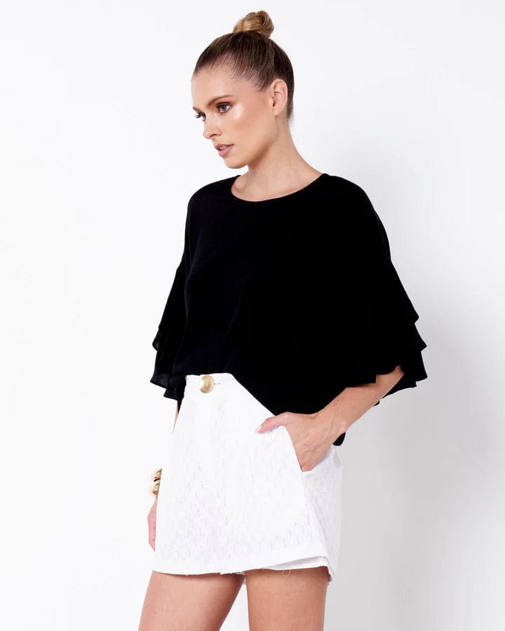 Fate + Becker | End Of Time Top | Black