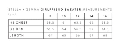Stella + Gemma |  Girlfriend Sweater | Lilac Love