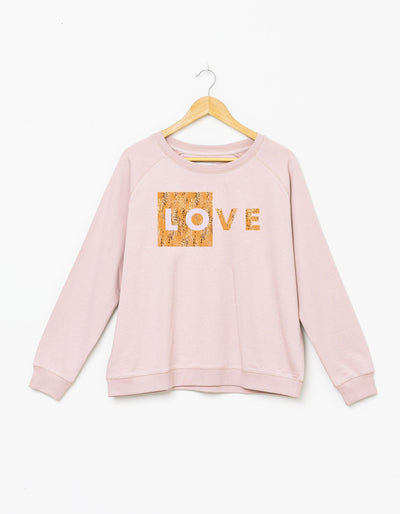 Stella + Gemma |  Girlfriend Sweater | Lilac Love