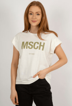 MSCH | Egret/Aloe STD Seasonal Tee | MSCH Logo