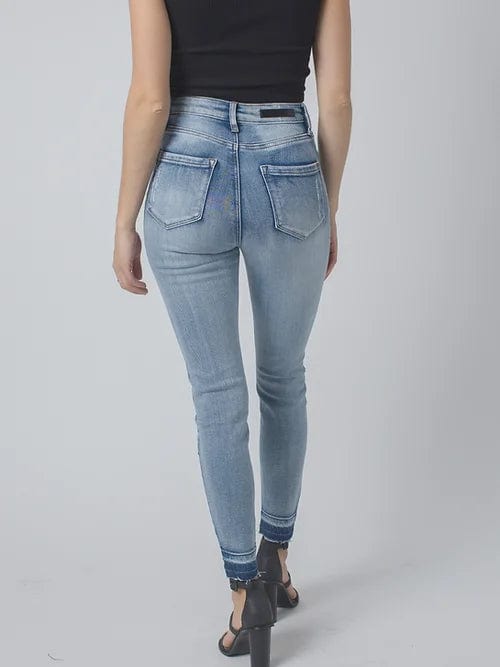 Wakee Jeans | Ripped Leg | Blue