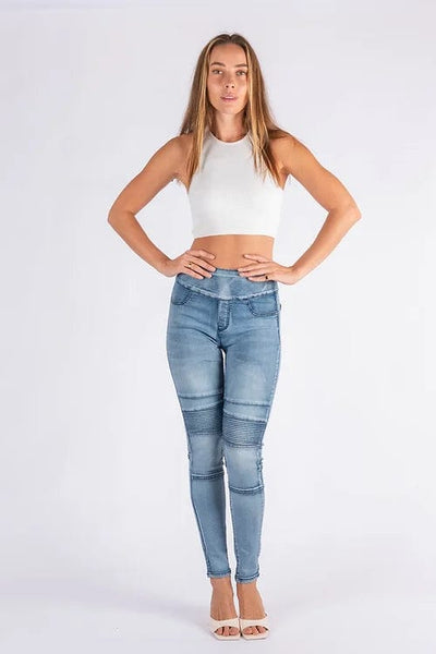 Wakee Jeans | Lisa Stretch | Washed Blue