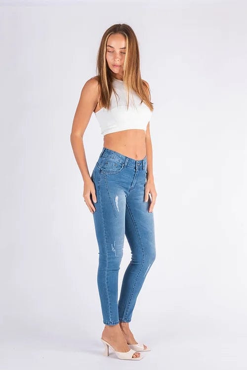 Wakee Jeans | Jeans | Washed Blue