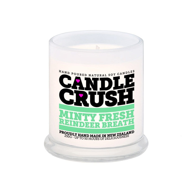 Candle Crush | Minty Fresh Reindeer Breathe Scented Candle