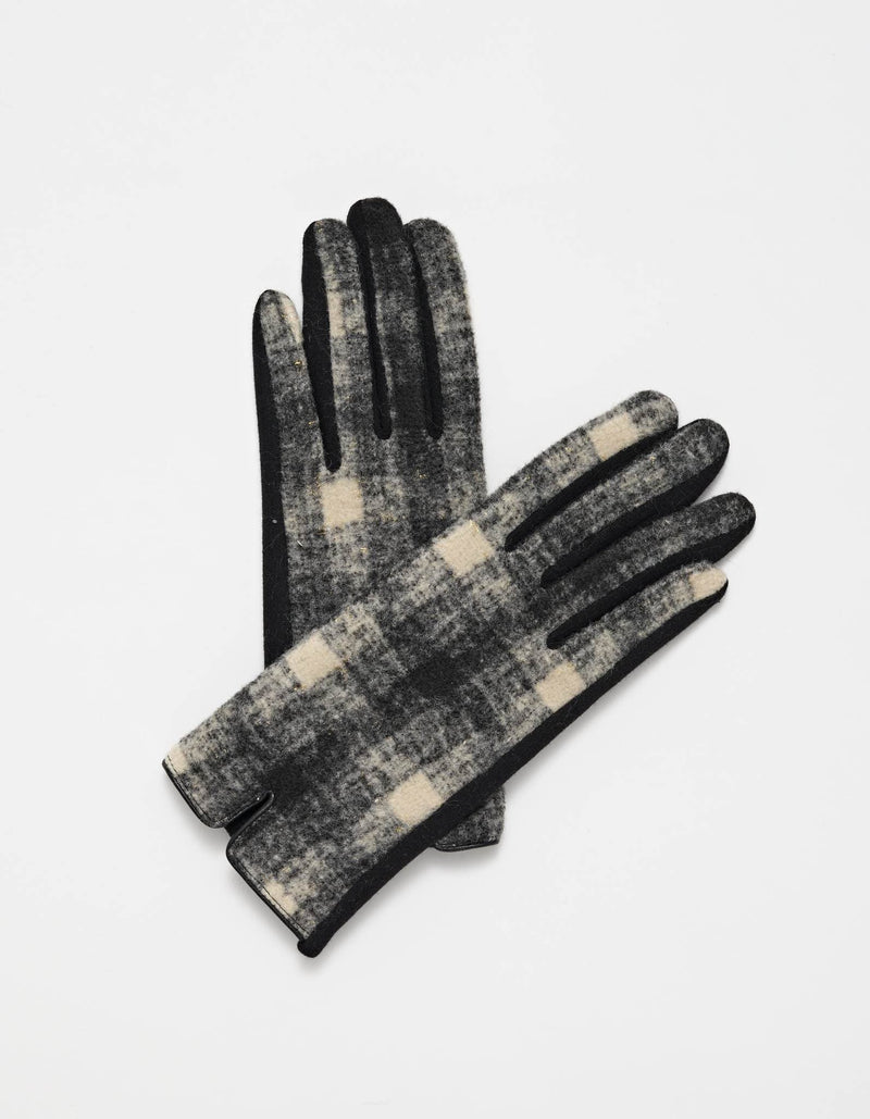 Stella + Gemma | Gloves | Black Plaid